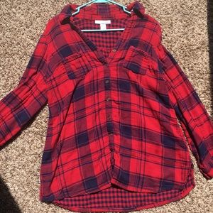 Maternity Flannel Shirt